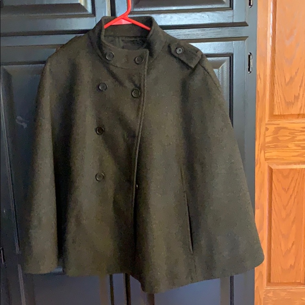 Women’s Banana Republic wool cape coat size XL
